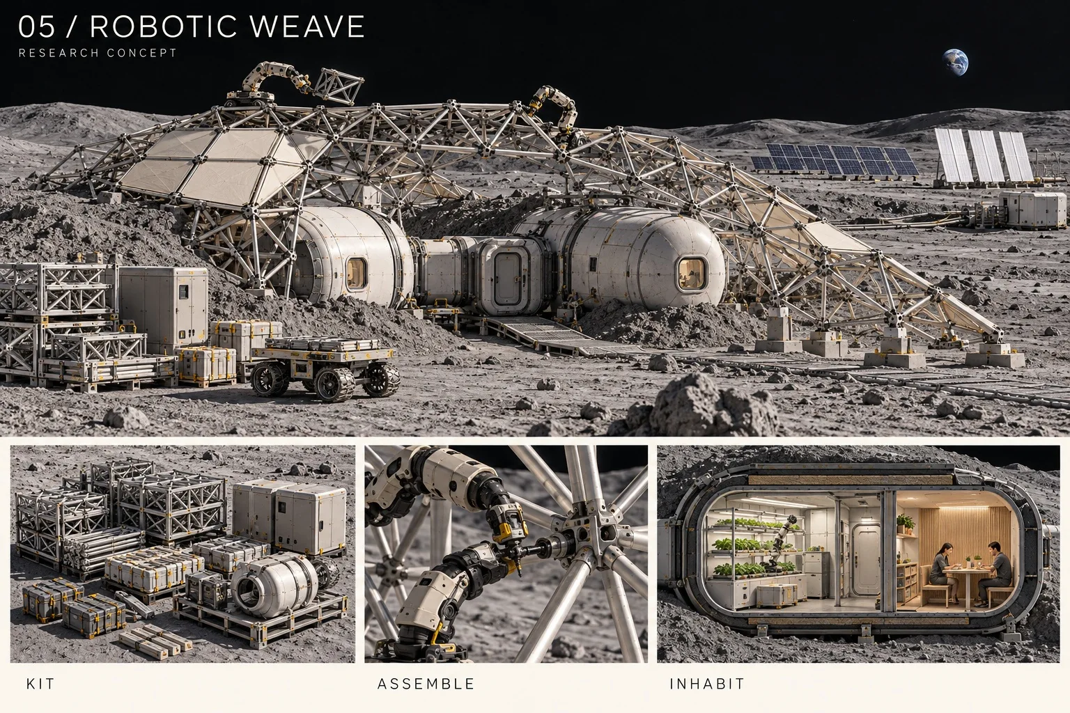 Robotic Weave: earlier platform visualization from supplied source atlas